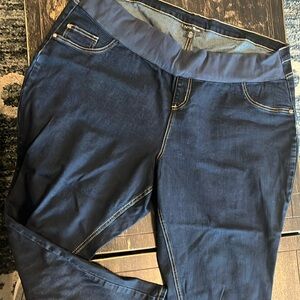Maternity blue jeans- dark blue